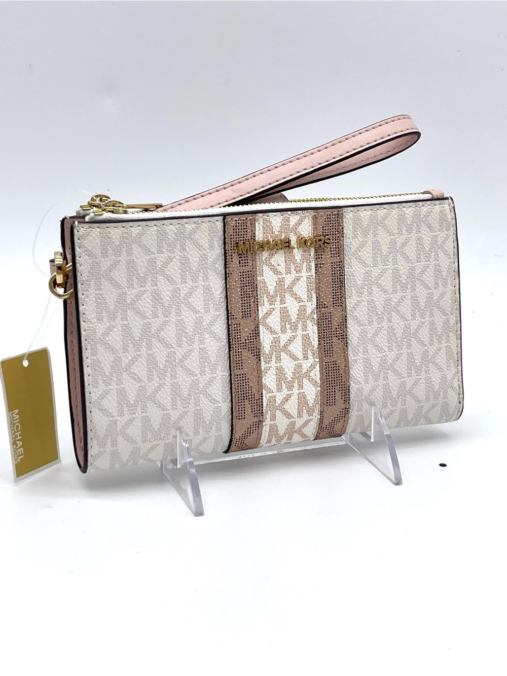 Michael Kors Large Double Zip Wristlet Wallet